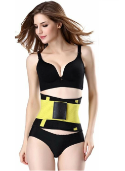 Hot Belt Termal Sauna Kemer Unisex Terletme Korsesi (sarı-siyah)