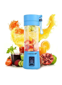 Portatif Taşınabilir380 Ml Usb Şarjlı Mavi El Blender